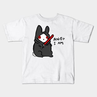 Evil space bunny Kids T-Shirt